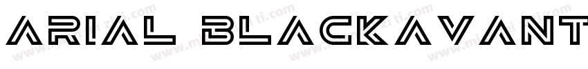 arial blackavant garde字体转换